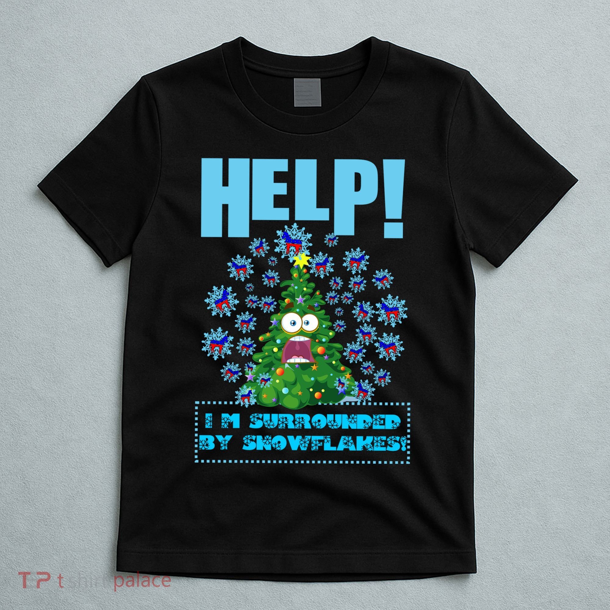 Surrounded By Snowflakes T-Shirt