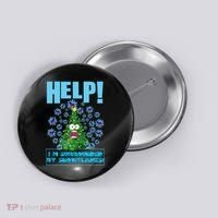 Surrounded By Snowflakes Button thumb 0