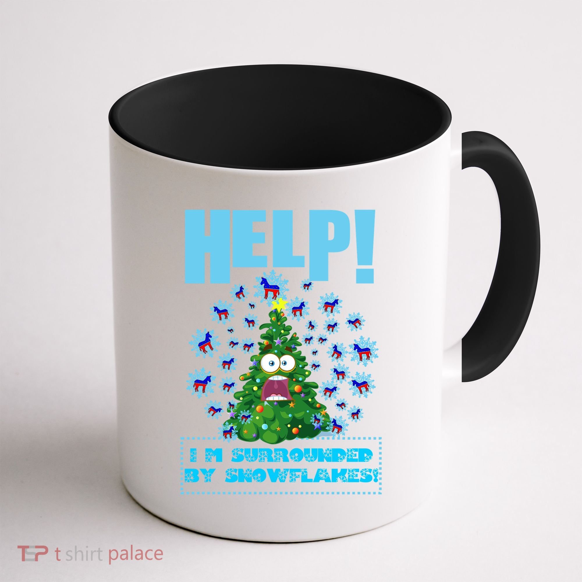 Surrounded By Snowflakes Coffee Mug