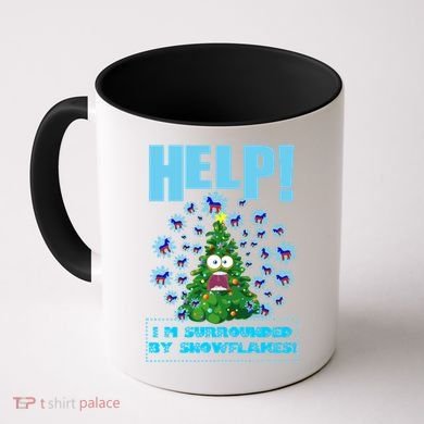 Surrounded By Snowflakes Coffee Mug