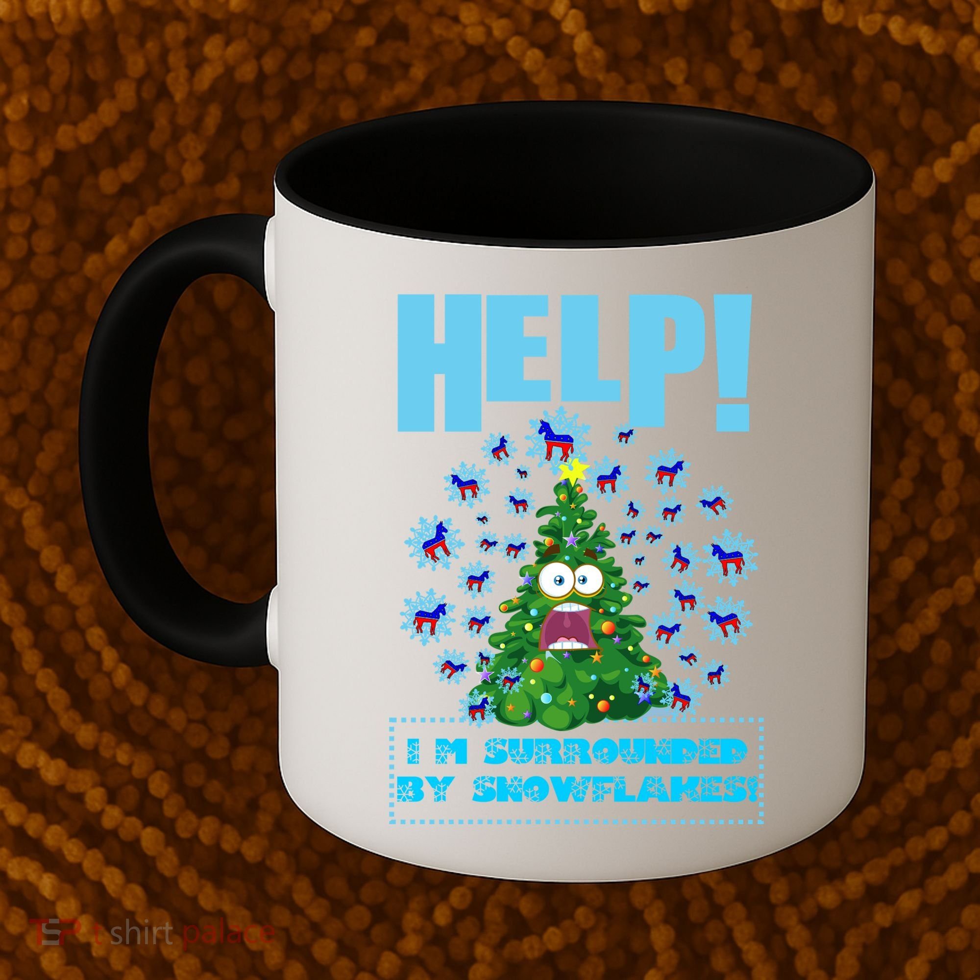 Surrounded By Snowflakes Coffee Mug