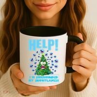 Surrounded By Snowflakes Coffee Mug thumb 3