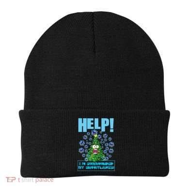 Surrounded By Snowflakes Beanie