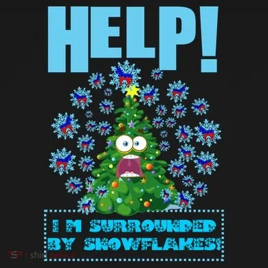 Surrounded By Snowflakes Coaster