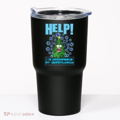 Surrounded By Snowflakes Tumbler