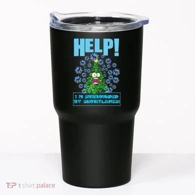 Surrounded By Snowflakes Tumbler