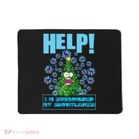 Surrounded By Snowflakes Mousepad thumb 0