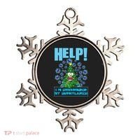 Surrounded By Snowflakes Ornament thumb 0