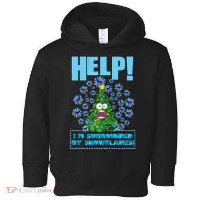 Surrounded By Snowflakes Toddler Hoodie