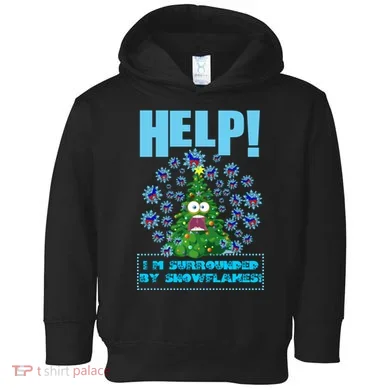 Surrounded By Snowflakes Toddler Hoodie