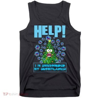 Surrounded By Snowflakes Tank Top