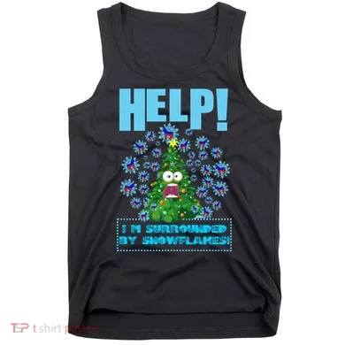 Surrounded By Snowflakes Tank Top