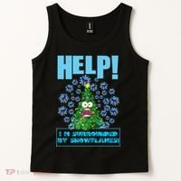 Surrounded By Snowflakes Tank Top thumb 2