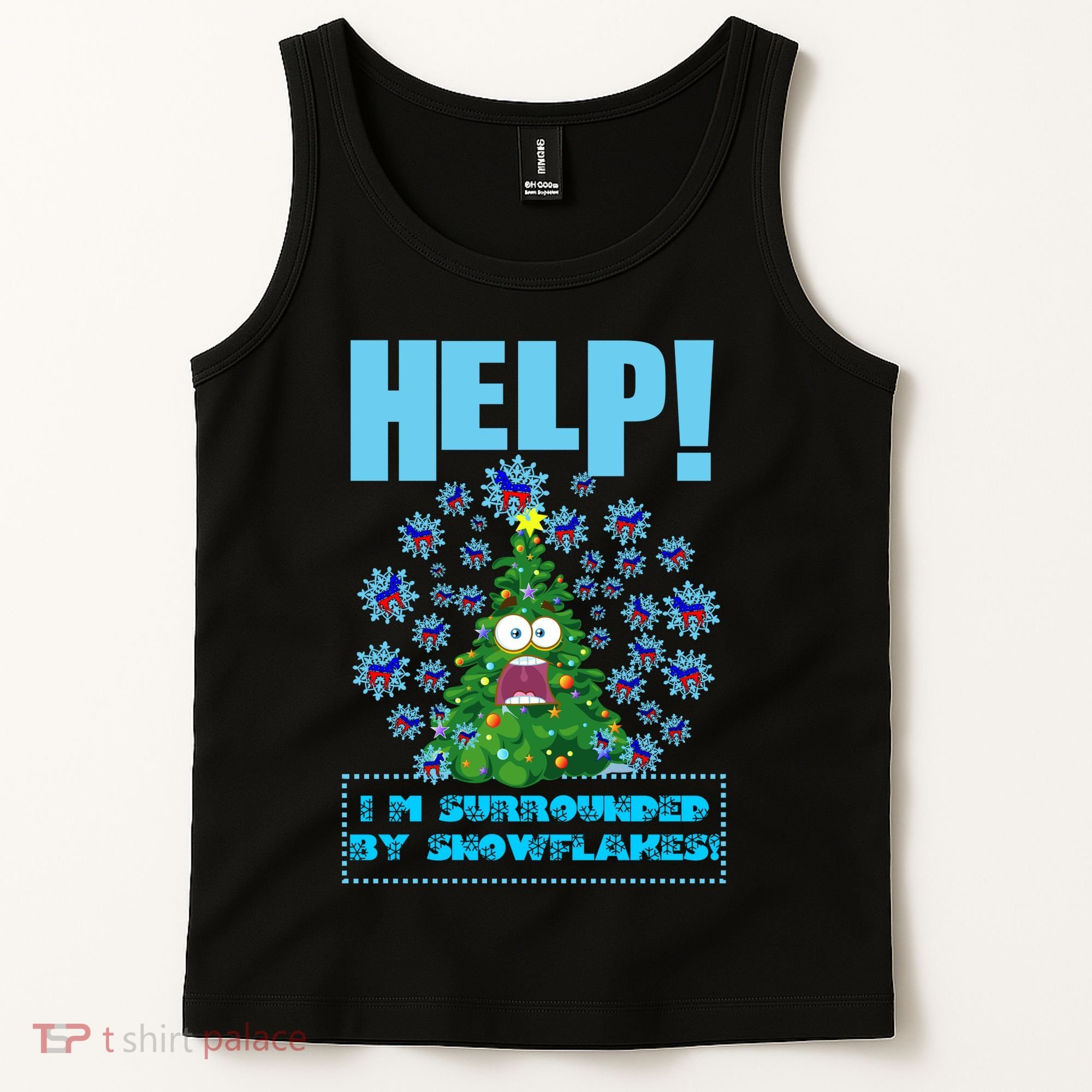 Surrounded By Snowflakes Tank Top