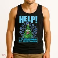 Surrounded By Snowflakes Tank Top thumb 3