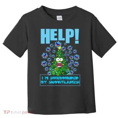Surrounded By Snowflakes Toddler T-Shirt