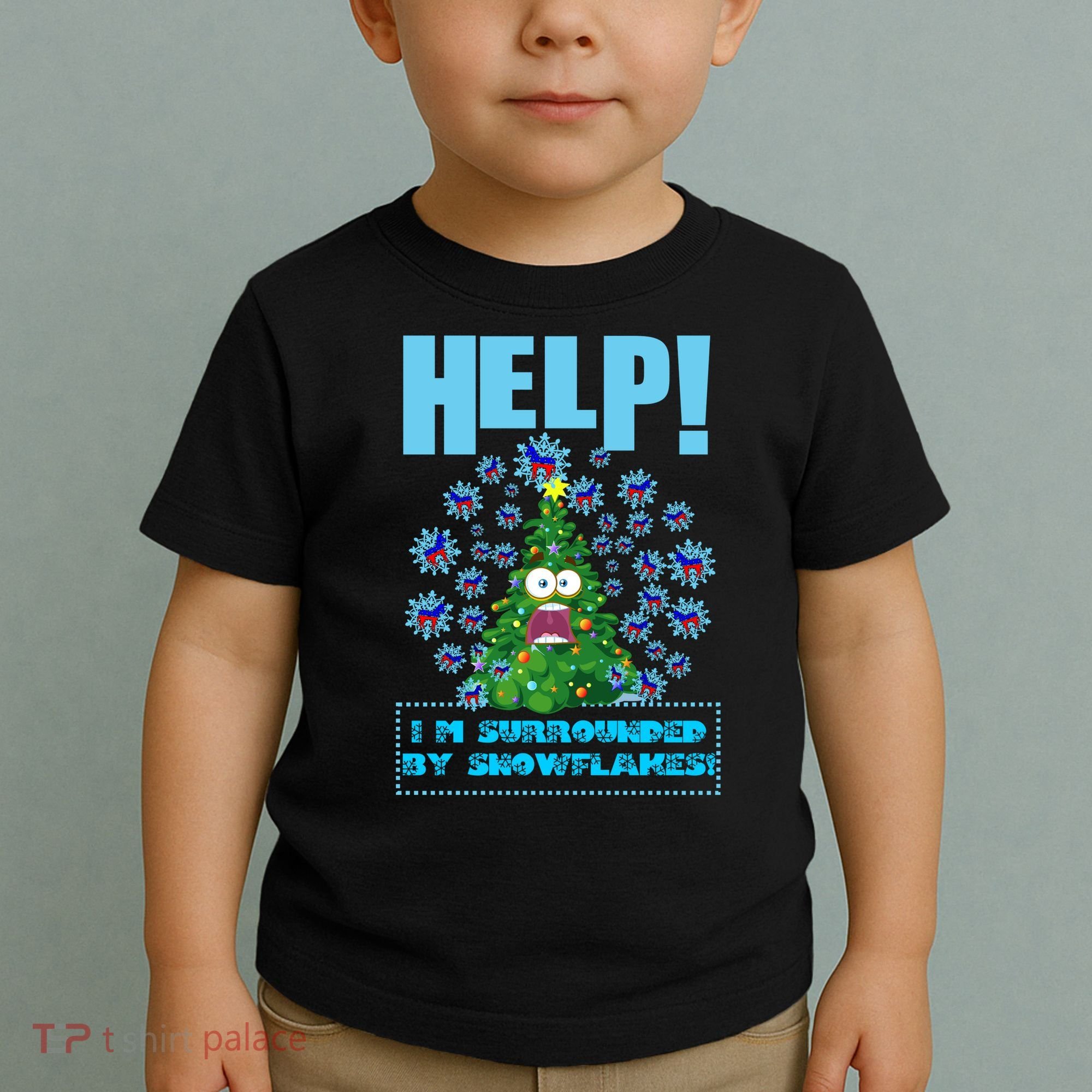 Surrounded By Snowflakes Toddler T-Shirt