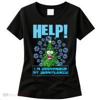 Surrounded By Snowflakes Women's T-Shirt thumb 0