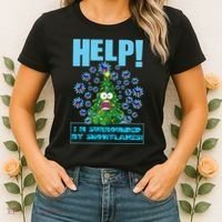 Surrounded By Snowflakes Women's T-Shirt thumb 2
