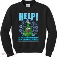 Surrounded By Snowflakes Kids Sweatshirt thumb 0