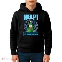 Surrounded By Snowflakes Kids Hoodie thumb 4