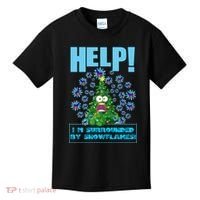 Surrounded By Snowflakes Kids T-Shirt thumb 0