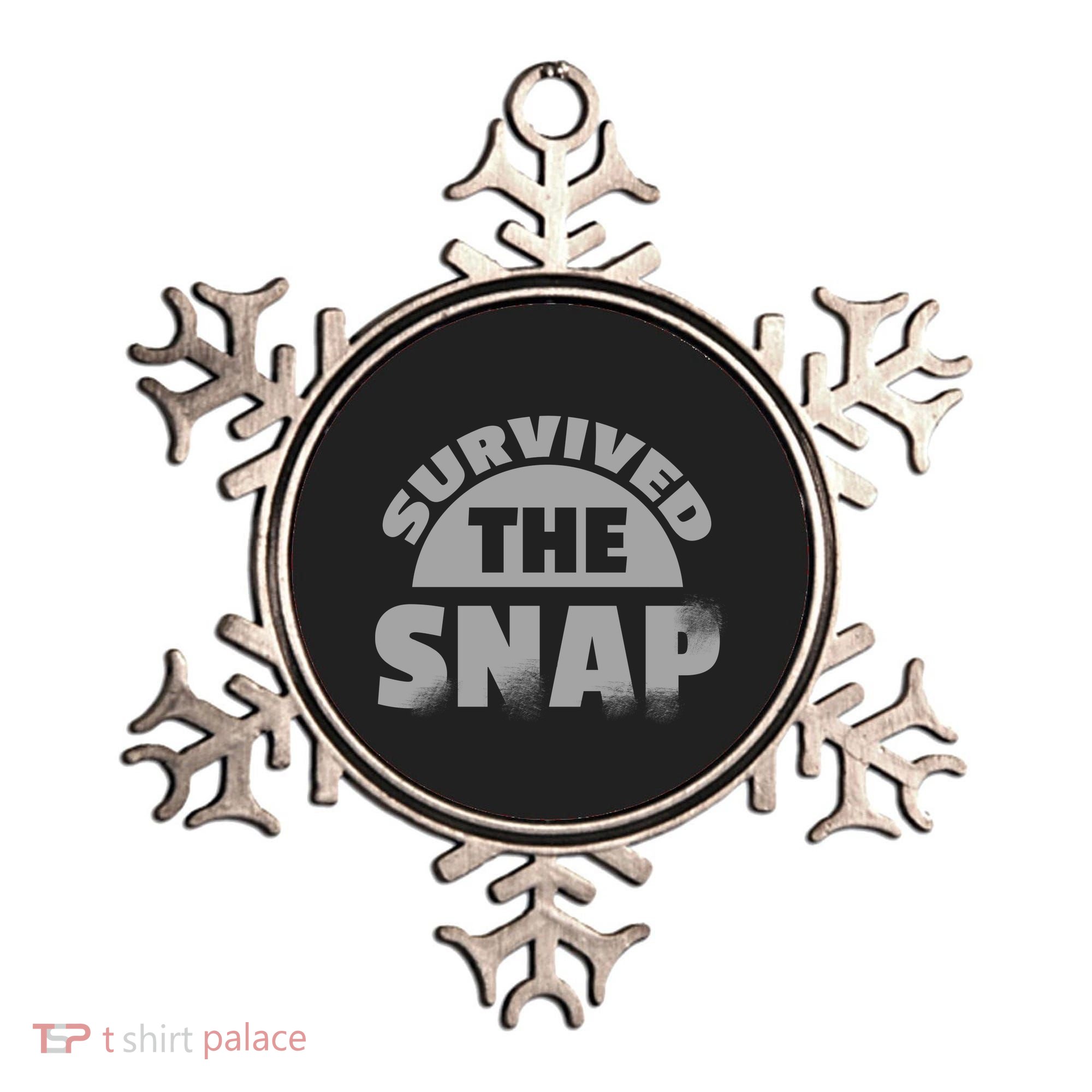 Survived The Snap Ornament