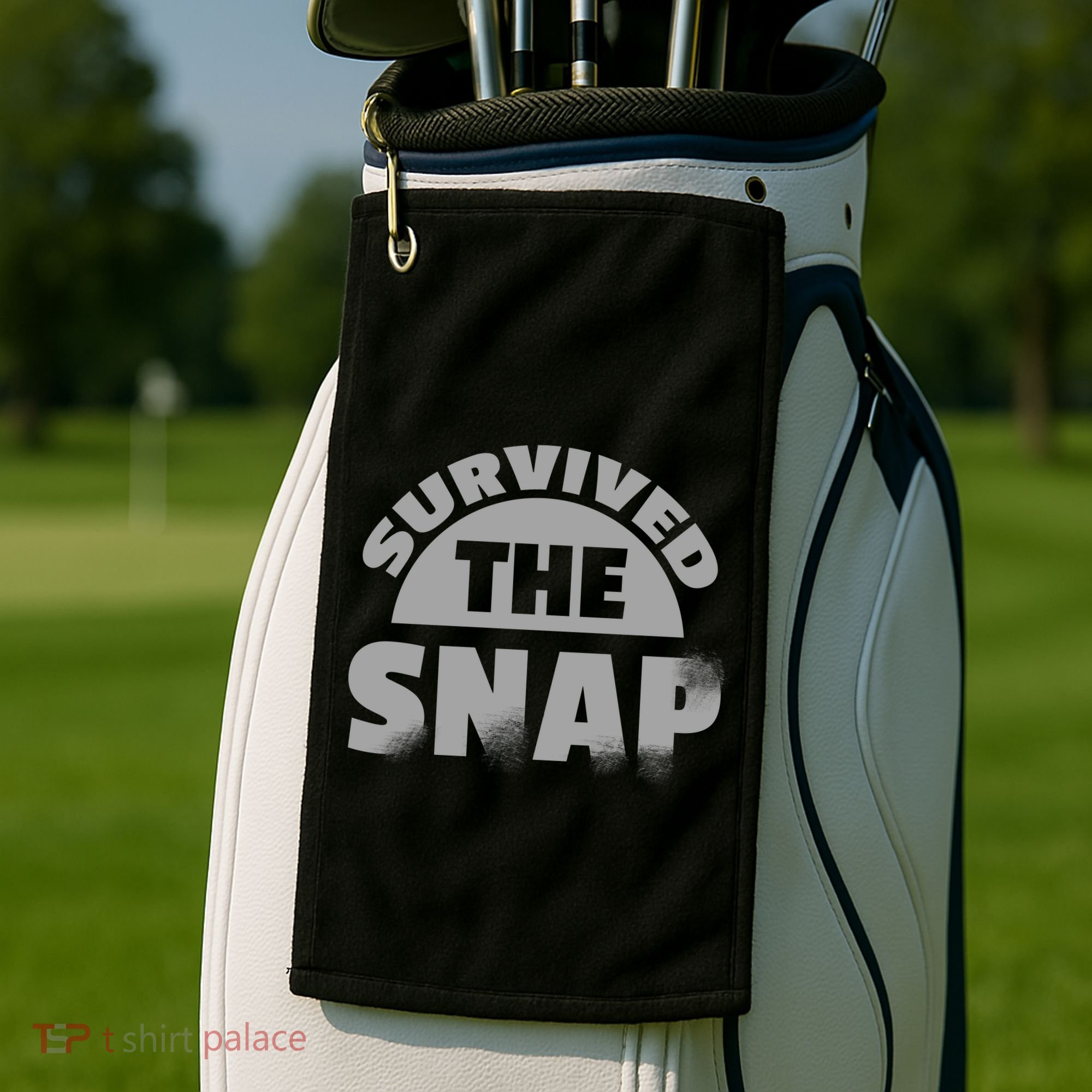 Survived The Snap Golf Towel
