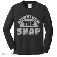 Survived The Snap Kids Long Sleeve Shirt thumb 0