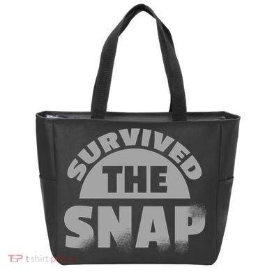 Survived The Snap Tote Bag