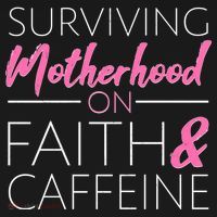 Surviving Motherhood on Faith and Caffeine Women's Hoodie thumb 2