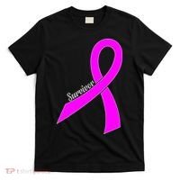 Survivor Breast Cancer Ribbon T-Shirt thumb 0