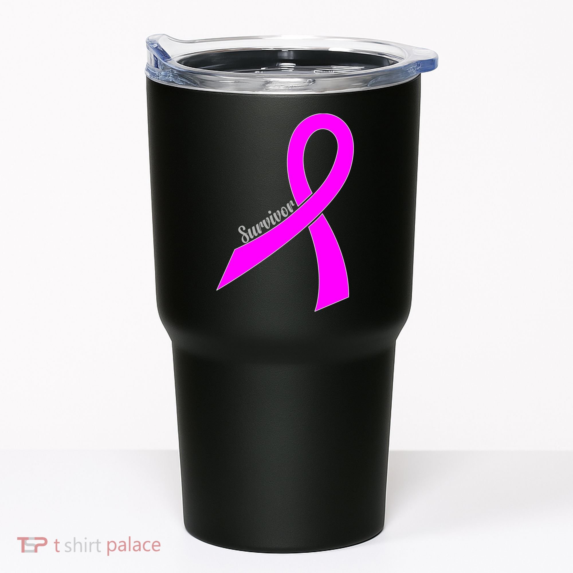 Survivor Breast Cancer Ribbon Tumbler