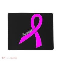 Survivor Breast Cancer Ribbon Mousepad thumb 0
