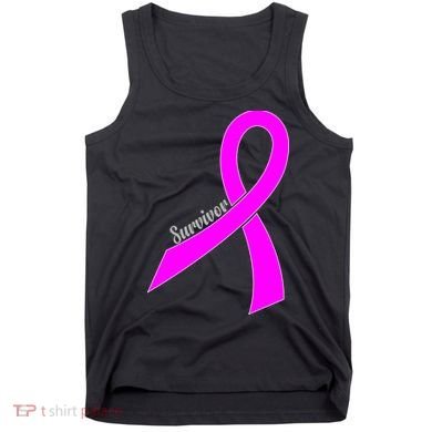 Survivor Breast Cancer Ribbon Tank Top