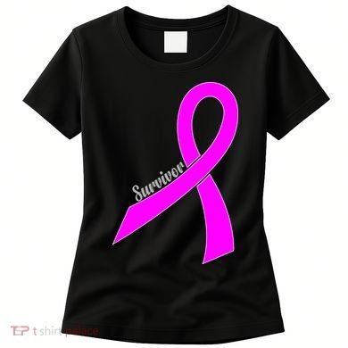 Survivor Breast Cancer Ribbon Women's T-Shirt