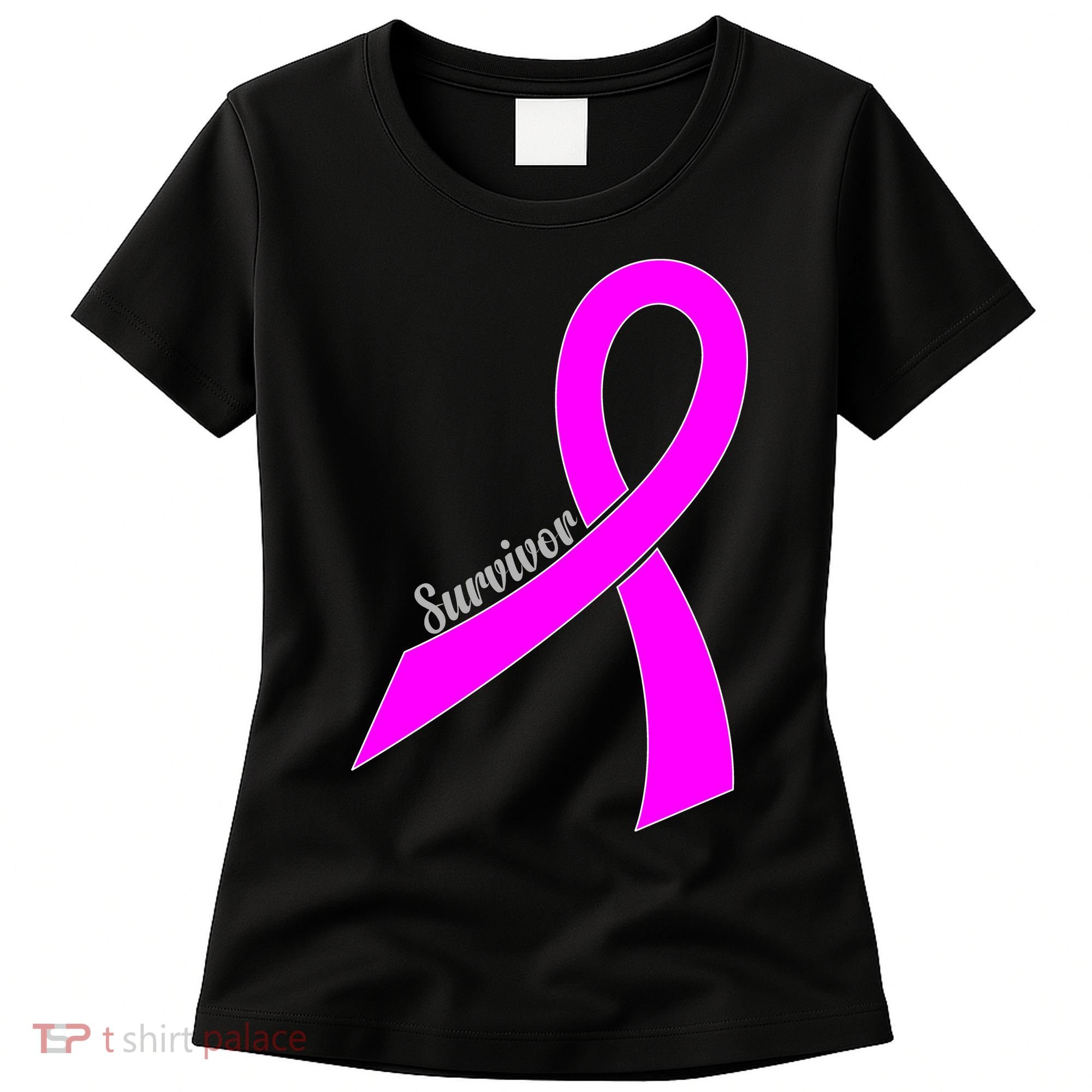 Survivor Breast Cancer Ribbon Women's T-Shirt