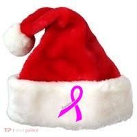 Survivor Breast Cancer Ribbon Santa Hat thumb 0