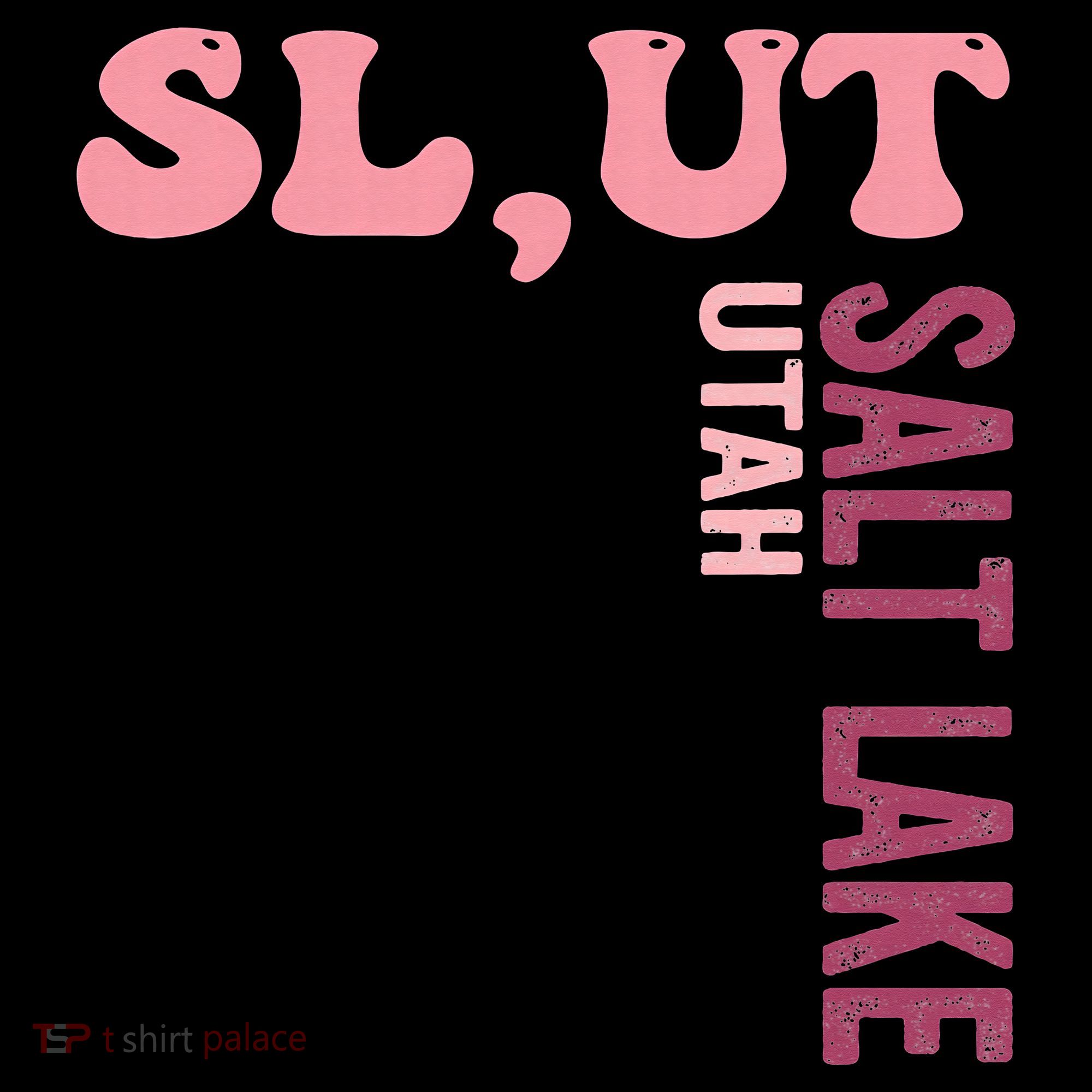 Slut Utah Salt Lake Apparel Coaster