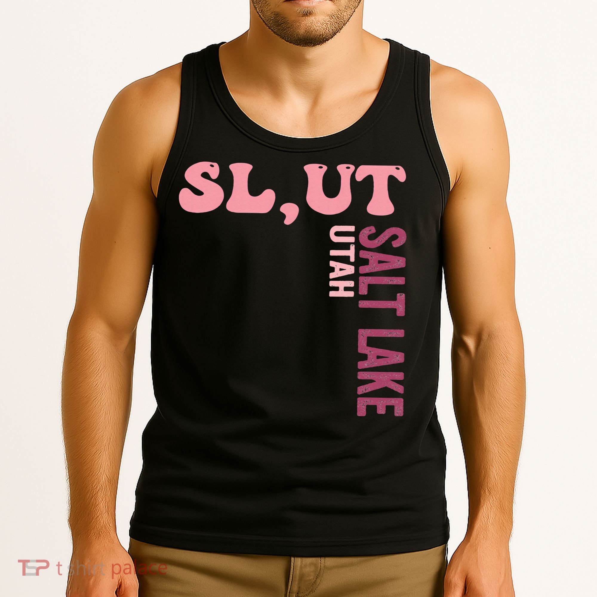 Slut Utah Salt Lake Apparel Tank Top