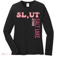 Slut Utah Salt Lake Apparel Women's Long Sleeve Shirt thumb 0