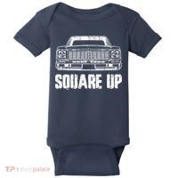 Square Up Square Body King Of Trucks Baby Bodysuit thumb 0