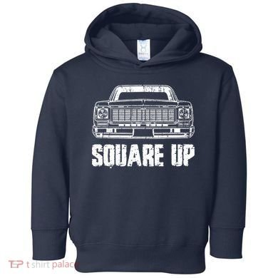 Square Up Square Body King Of Trucks Toddler Hoodie