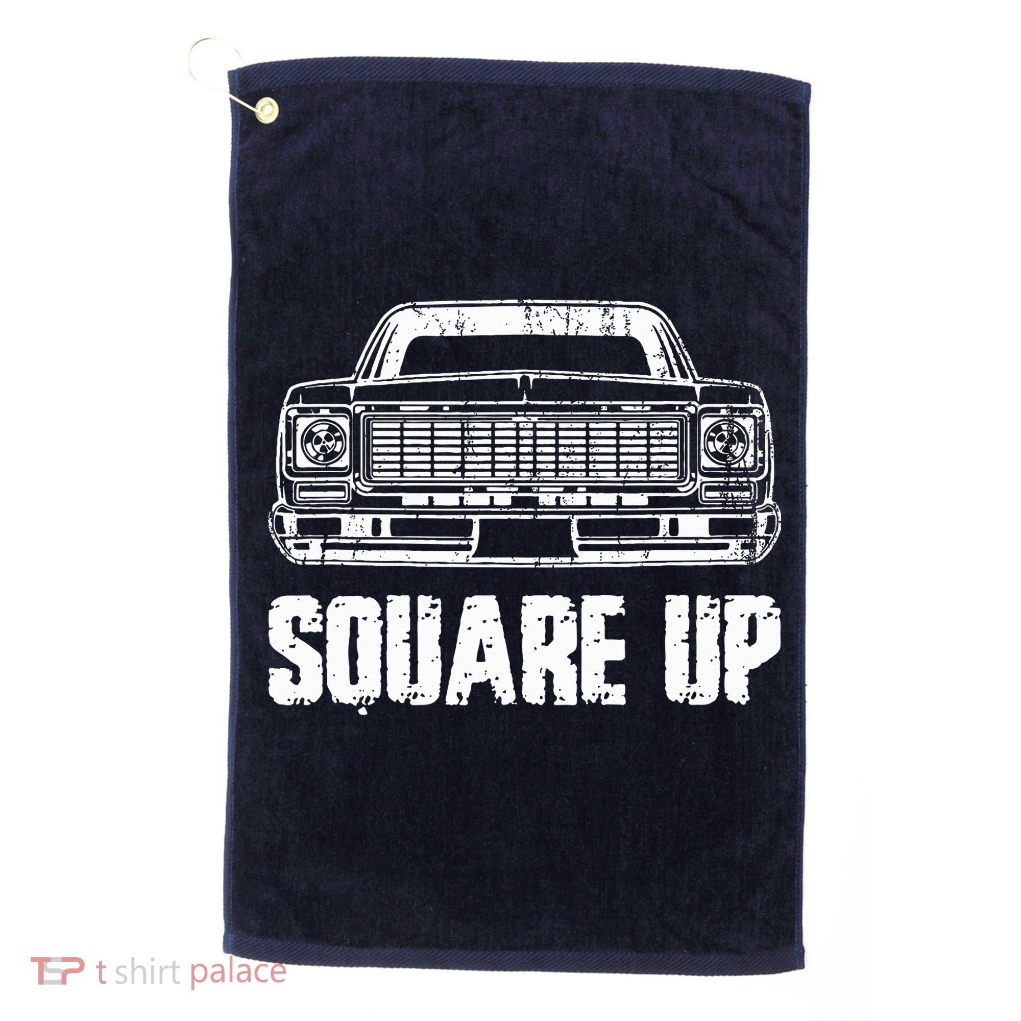 Square Up Square Body King Of Trucks Golf Towel