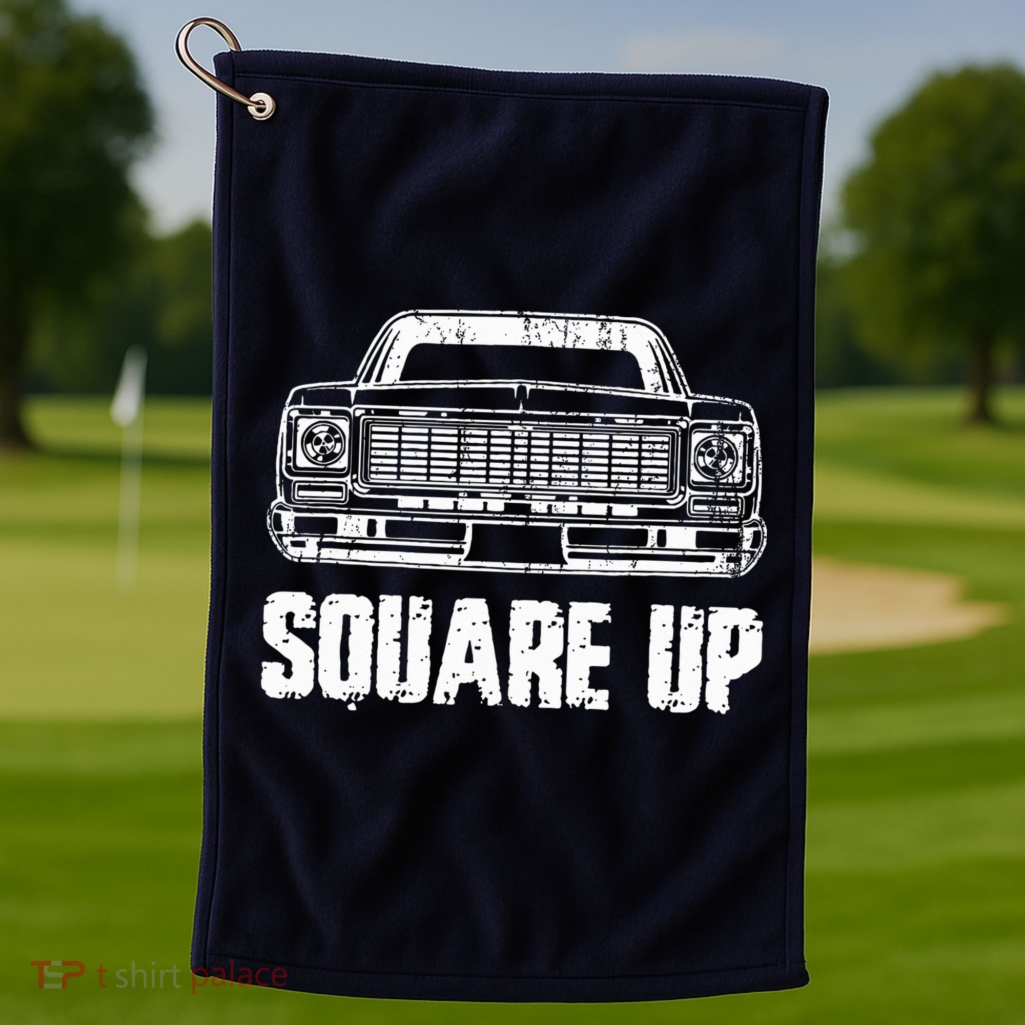 Square Up Square Body King Of Trucks Golf Towel