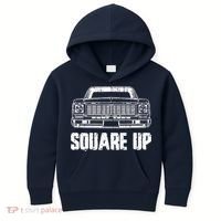 Square Up Square Body King Of Trucks Kids Hoodie thumb 0