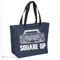 Square Up Square Body King Of Trucks Tote Bag thumb 2