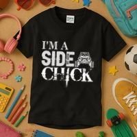 Sxs Utv Side Chick Wit & Charm Kids T-Shirt thumb 3
