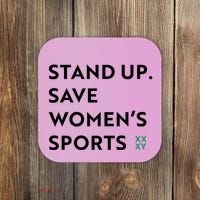 Stand Up Save Women’S Sports Coaster thumb 0