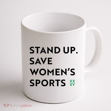 Stand Up Save Women’S Sports Coffee Mug back